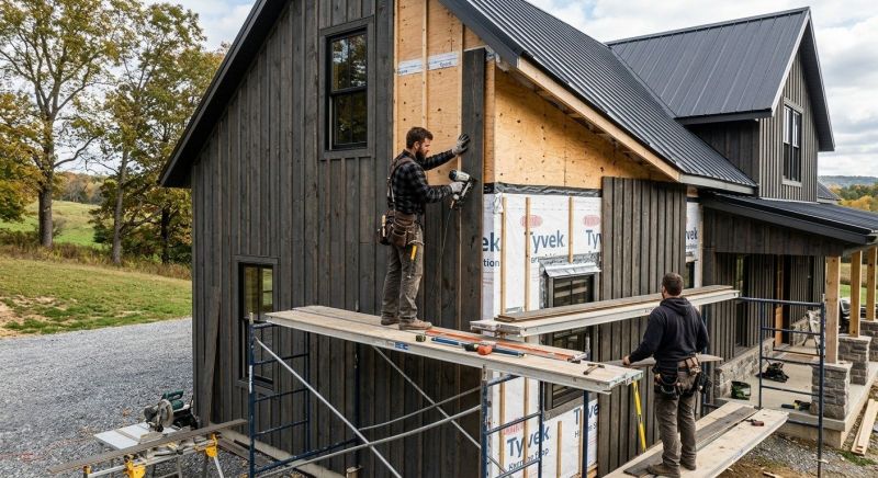 Barn Siding Installation in Amesbury, MA