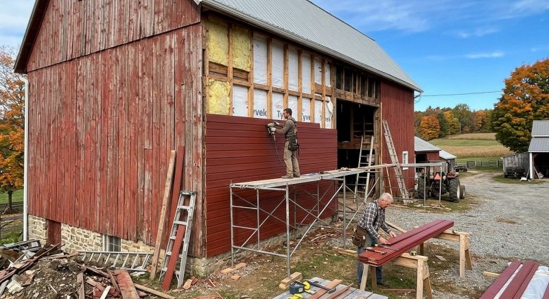 Barn Siding Replacement in Kittery, ME