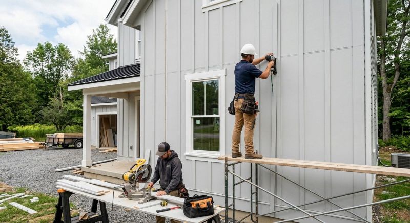 Batten Siding Installation in Rye, NH