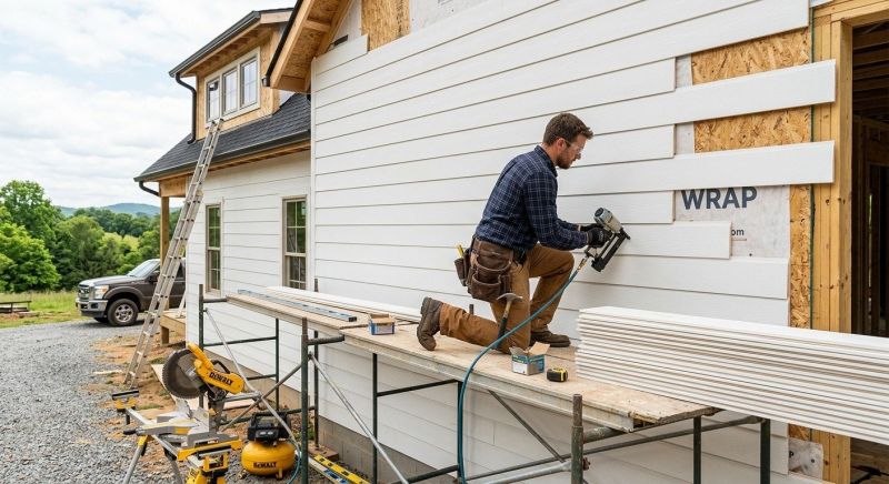 Batten Siding Installation in Wells, ME
