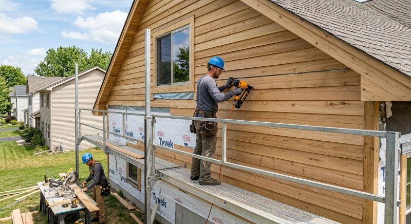 Cedar Siding Installation in Cape Neddick, ME