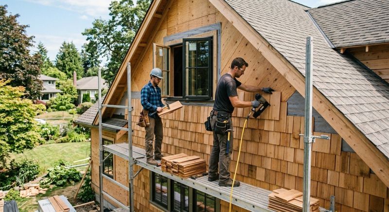 Cedar Siding Installation in Raymond, NH