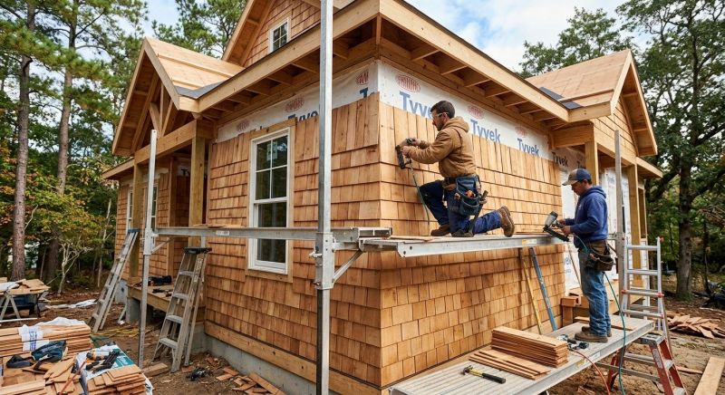Cedar Siding Installation in York, ME