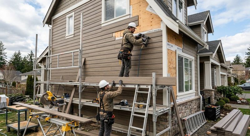 Composite Siding Installation in Dover, NH