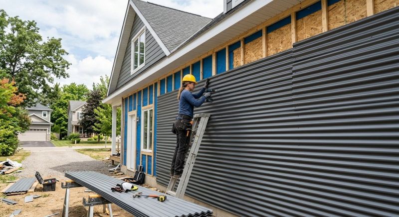 Corrugated Siding Installation in Kittery, ME