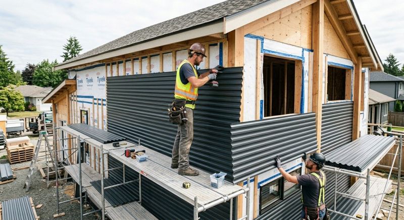 Corrugated Siding Installation in Kittery, ME