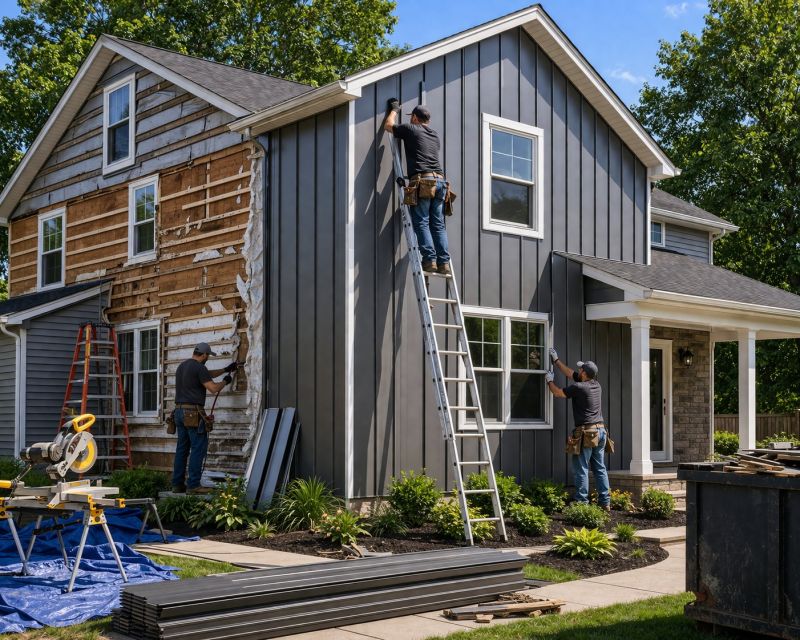 Damaged Siding Replacement in Kittery, ME