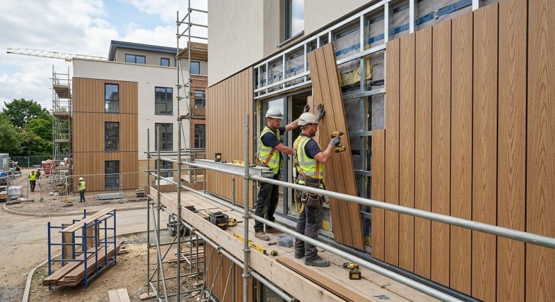 Facade Cladding Installation in Kittery, ME