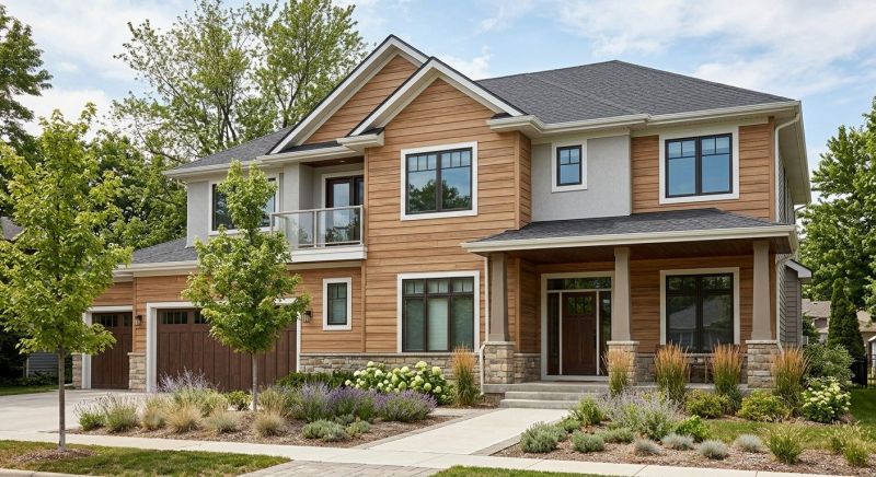 Faux Wood Siding Installation in Rye, NH