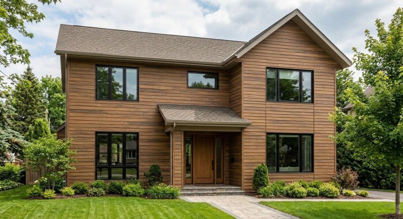 Faux Wood Siding Installation in South Berwick, ME