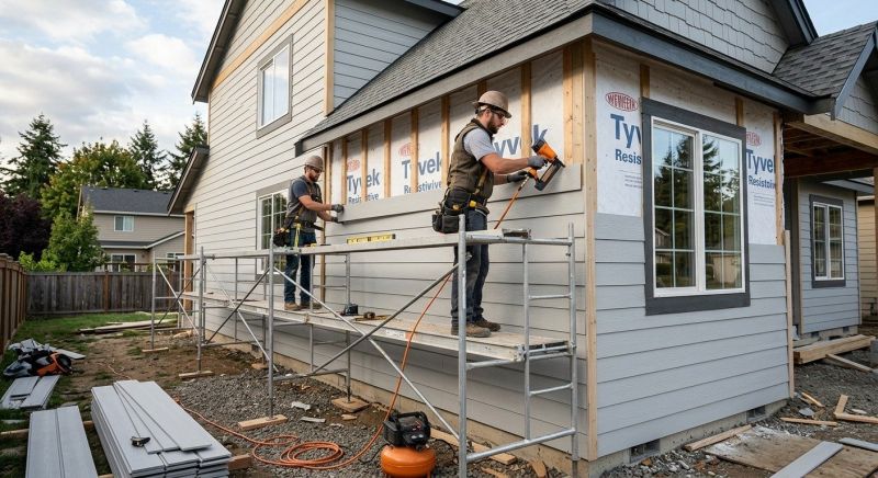 Fiber Siding Installation in Barrington, NH