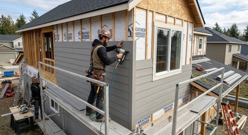 Fiber Siding Installation in Dover, NH