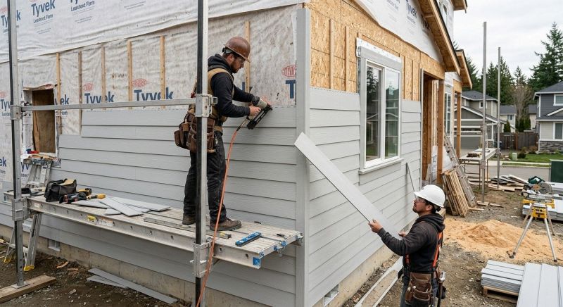 Fiberboard Siding Installation in Kittery, ME