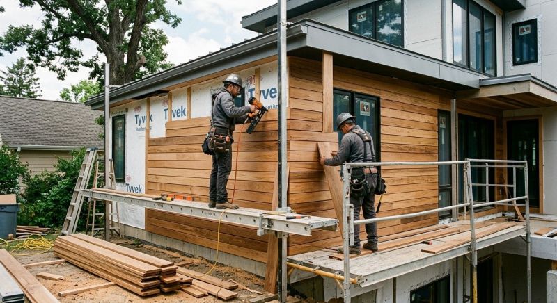 Hardwood Siding Installation in Durham, NH