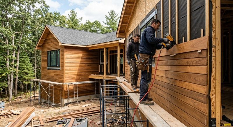 Hardwood Siding Installation in Eliot, ME