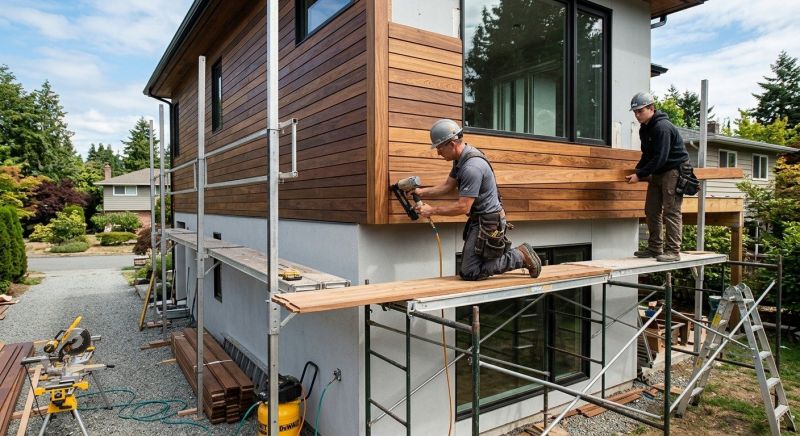 Hardwood Siding Installation in Eliot, ME