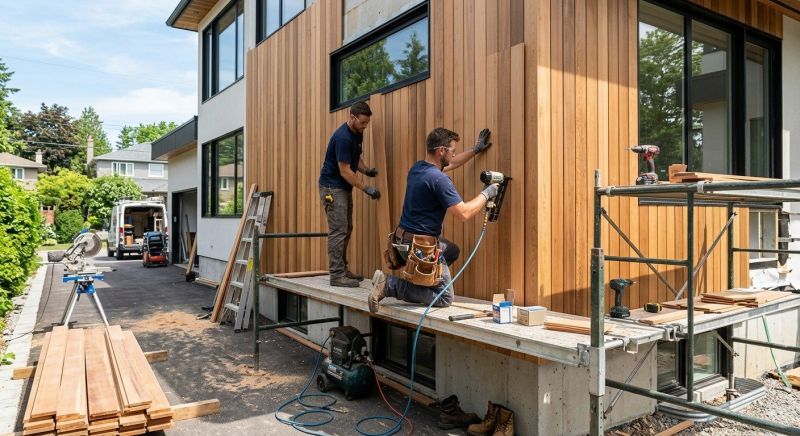 Hardwood Siding Installation in Newbury, MA