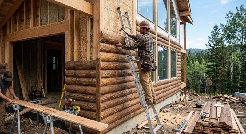 Log Siding Installation in Amesbury, MA