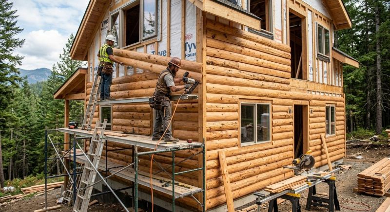 Log Siding Installation in Portsmouth, NH