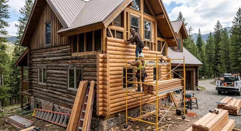 Log Siding Replacement in Kittery, ME