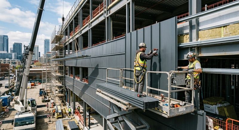 Metal Cladding Installation in Kittery, ME