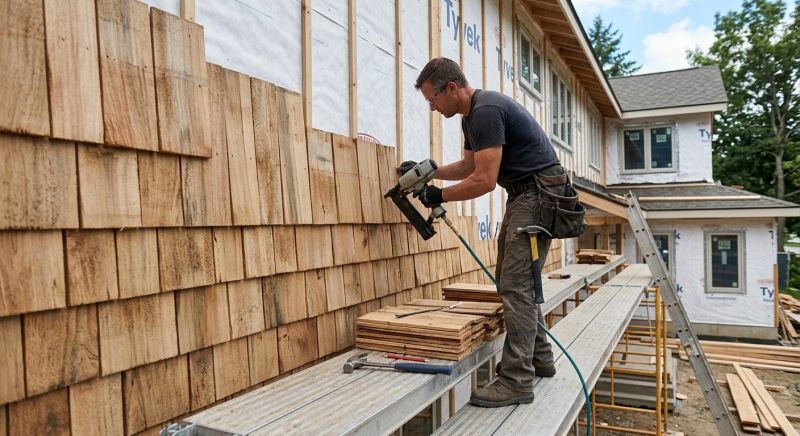 Shake Siding Installation in Kittery, ME