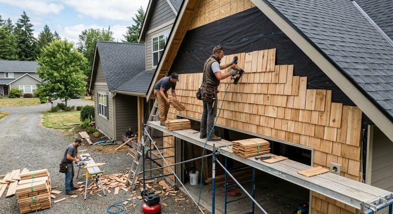 Shake Siding Installation in Newmarket, NH
