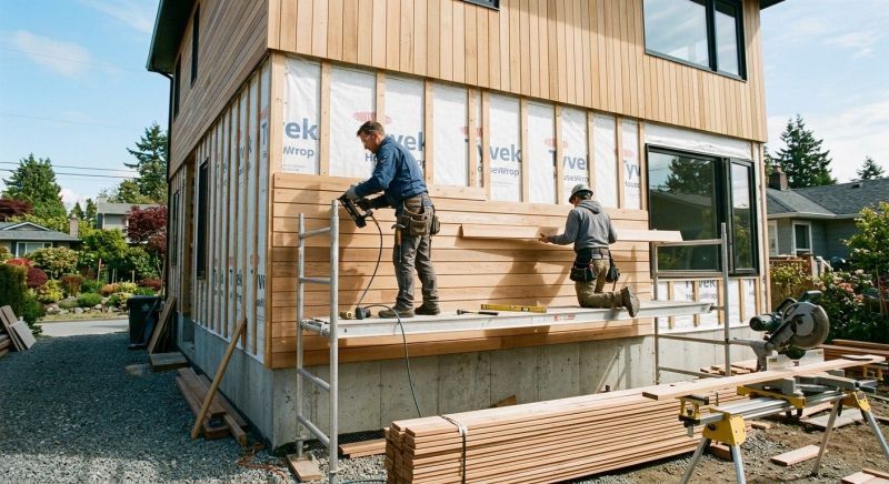 Wood Cladding Installation in Strafford, NH