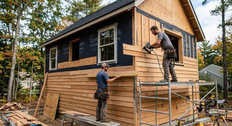 Wood Siding Installation in Kennebunk, ME
