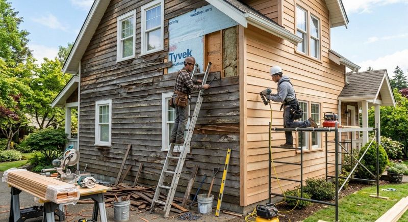 Wood Siding Installation in Portsmouth, NH